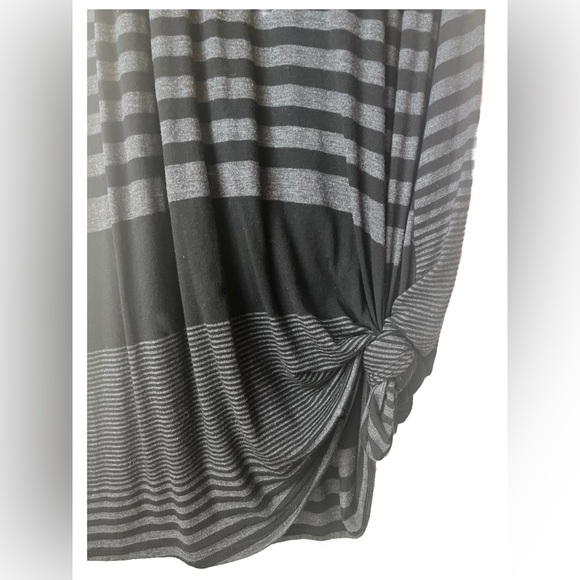 Black Striped Maxi Dress - Picture 3 of 3